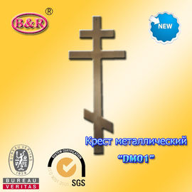 Couleur d'argent d'or Metal de croix et de crucifix utilisation DM01 ou en bronze orthodoxe orientale