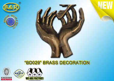 Non le laiton BD029 remet à bronze de décoration de pierre tombale l'alliage de cuivre funèbre de la taille 17.5×10 cm d'accessoires