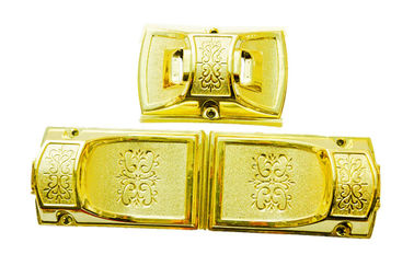 Matériel d'or C008 de cercueil de couleur/accessoires cercueil de coin avec la barre d'acier