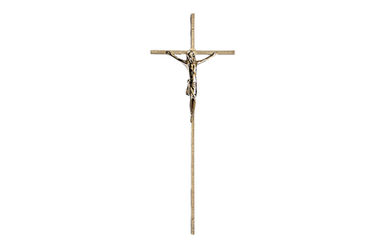 Croix et crucifix funèbres professionnels D008 45.5*21.7cm de décoration