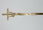 Croix de Zamak et accessoires funèbres D007 55*17cm de décoration en alliage de zinc de cercueil de crucifix