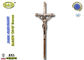Référence aucun accessoires matériels d'enterrement de croix et de crucifix de Zamak de couleur du bronze D018
