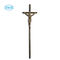 Le crucfix de cercueil de zamak de croix du cercueil D070 funèbre le meilleur marché pour le cofani en bois