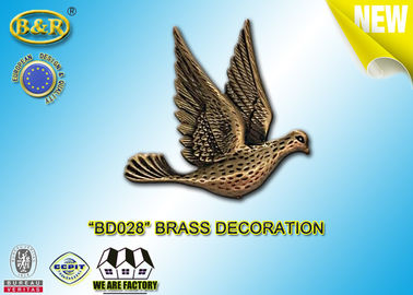 Alliage de cuivre matériel de la taille 10×10.5cm de décoration de pierre tombale de pigeon de REF. BD028 Brass