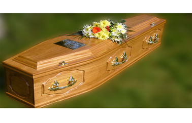 Cercueils en bois matériels de forces de défense principale pour l'adulte, meubles de cercueil