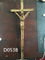Quantité en bronze d'or 2000pcs de minute de la décoration D053 de cercueil de crucifix de croix en métal