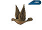 Alliage de cuivre matériel de la taille 10×10.5cm de décoration de pierre tombale de pigeon de REF. BD028 Brass