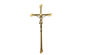 Décoration en laiton pour la croix 400*180mm BD001 de crucifix de pierre tombale
